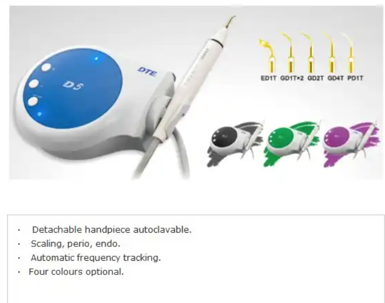 Tragbarer Dental-Ultraschall-Scaler DTE D5 mit LED