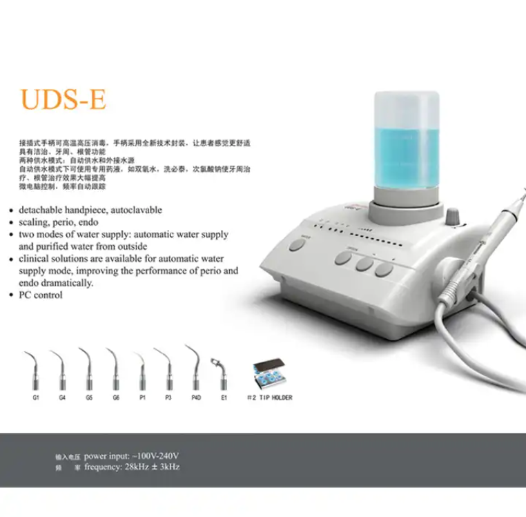 Orale Wurzelkanalwaschausrüstung Woodpecker Uds-E Dental Ultraschall-Scaler 